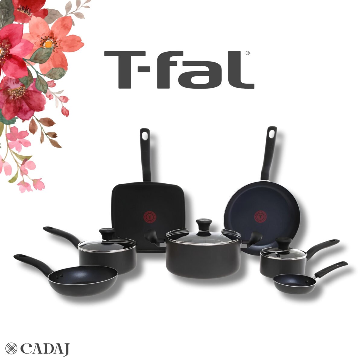 Bateria T-FAL 10 Piezas B167SA74